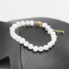 Bracelet parure Papillon royal doré perles d'eau douce finition dorée acier